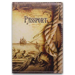 Waterproof Eco Leather Passport Holder Travel Case for Men Women Kids